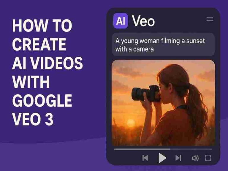 How to Create AI Videos with Google Veo 3: