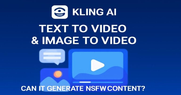 Create Text to Videos & Image to Videos with Kling AI: Can It Do NSFW Content?
